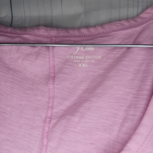 J.Crew 100% cotton pink tank top - Picture 2 of 8